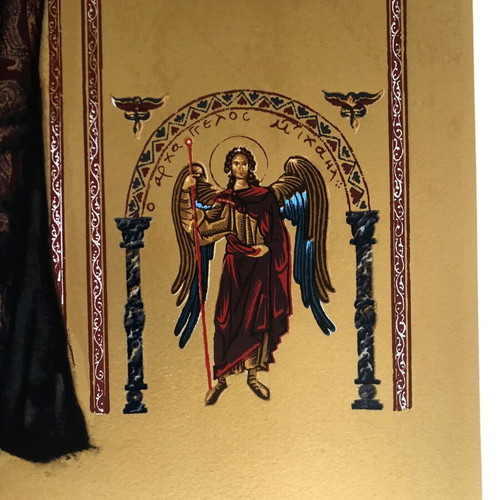 Silk Screen Printing Giannis Metzikof Study for the Garment of the Porphyrogenita Life like new