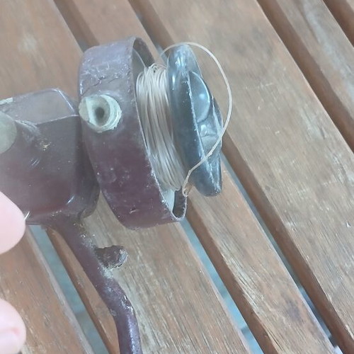 Fishing reel mechanisms vintage, used, set of 2