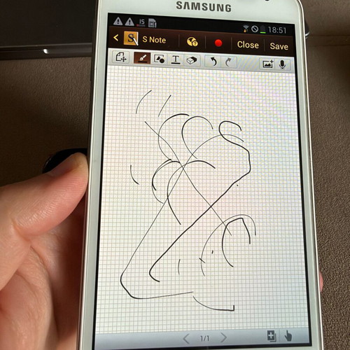 Samsung Galaxy Note SHV-E160S used Korean Olleh version 32GB