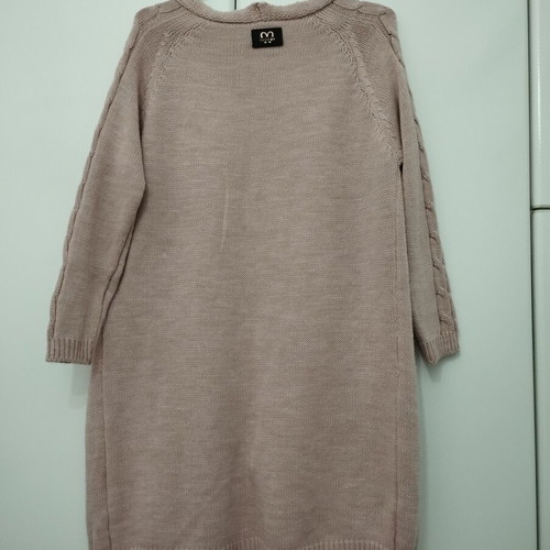Long knitted cardigan dusty pink like new