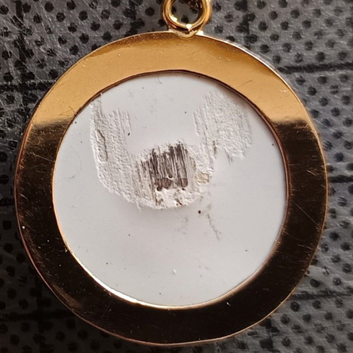 Vintage Handmade Romantic Roses Pendant like new