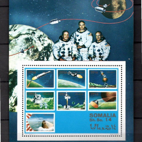 Somalia Space Block MNH new sealed luxury