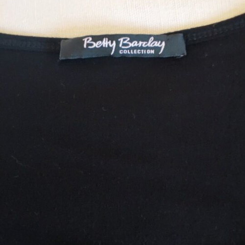 Betty Barclay long black blouse like new, size M-L