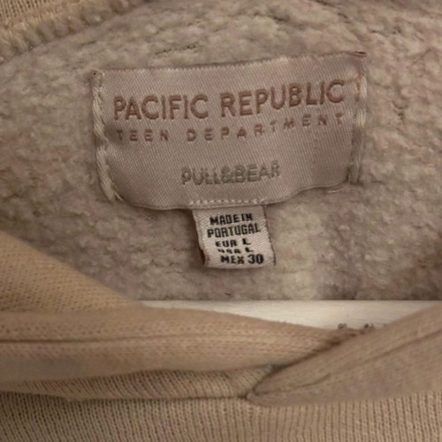 Pull & Bear oversized beige women's sweatshirt No L like new