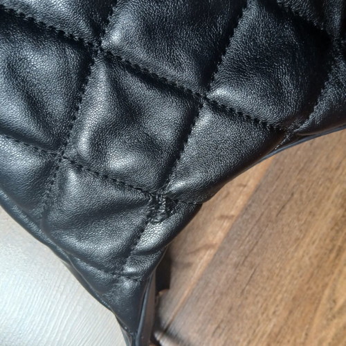 Nolah black shoulder bag quilted design like new