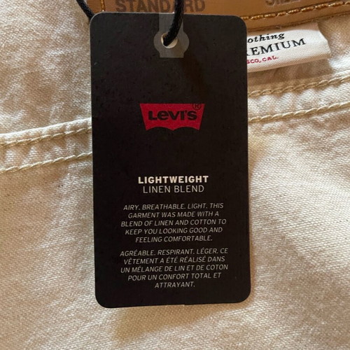 Levi's Linen Mix Trucker Jacket brand new, beige, size M