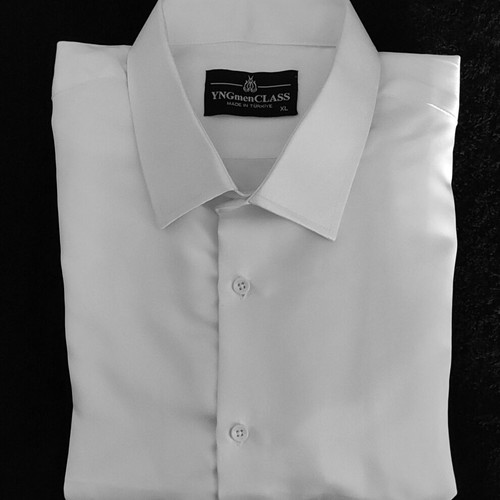 White Slim Fit Shirt XL like new, cotton blend