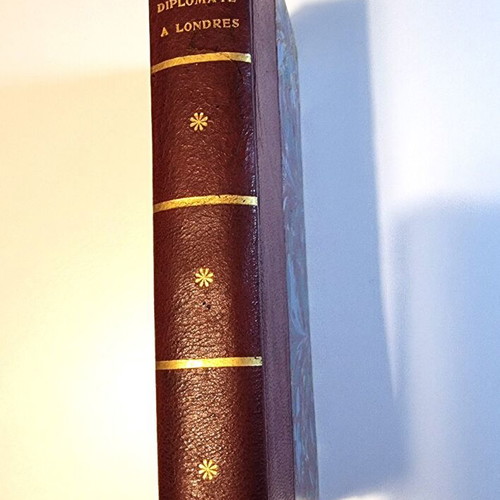 Book Un Diplomate à Londres 1895 used with historic Karatheodori ex-libris
