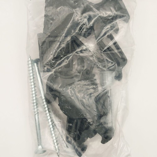 Kits Swan Window Wind Deflectors from Modern Black Plastic, New, Pair (2 pcs)