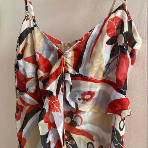 Φόρεμα Sisley Vintage πολύχρωμο σαν καινούργιο