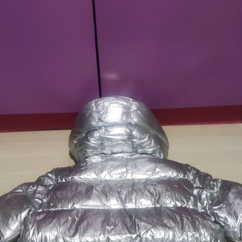 Desigual Amelia padded jacket new, silver puffer for girls 5-6 years
