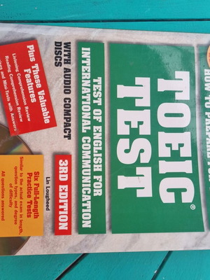 Barron's How to Prepare for the TOEIC Test 3rd Edition book with 4 audio CDs used