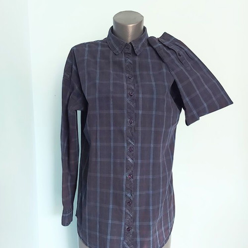 Zara Trafaluc cotton shirt with stonewashed effect, M-XL
