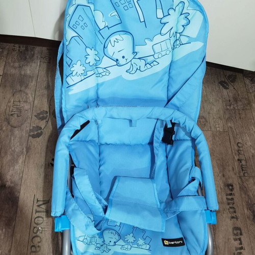 Bertoni Baby Bouncer used, blue