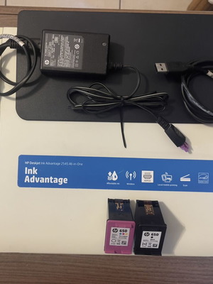 HP Deskjet Ink Advantage 2545 εκτυπωτής μεταχειρισμένος, έγχρωμη και ασπρόμαυρη εκτύπωση, USB, Wi-Fi