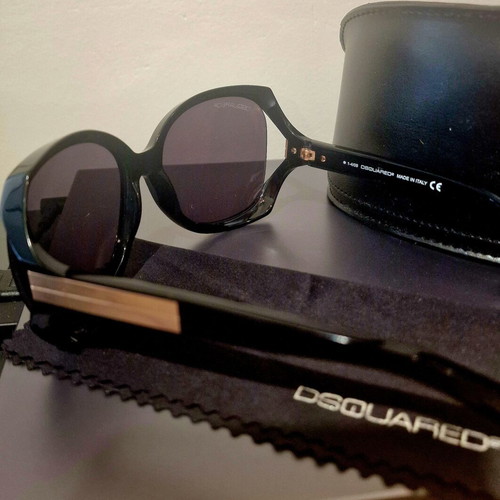 Dsquared2 women's sunglasses with leather case and cloth