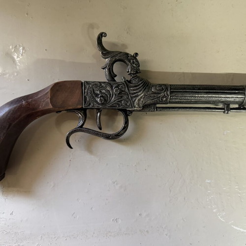 Vintage decorative Koumboura replica pistol 38cm