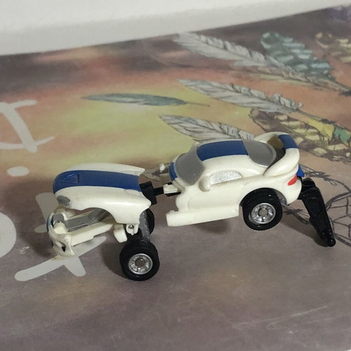 Autotech O.S.F.T. Retro Transforming Robot Car Dodge Viper 1/64 scale