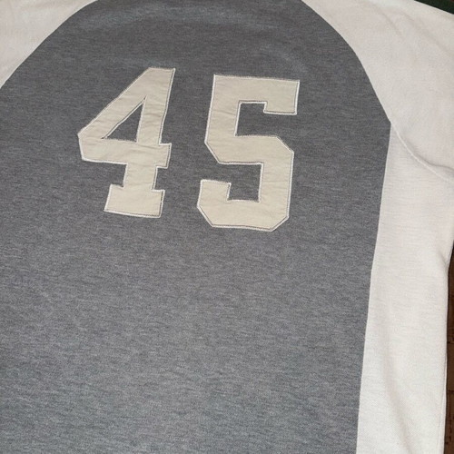 Nautica men's T-shirt Large like new, white and gray