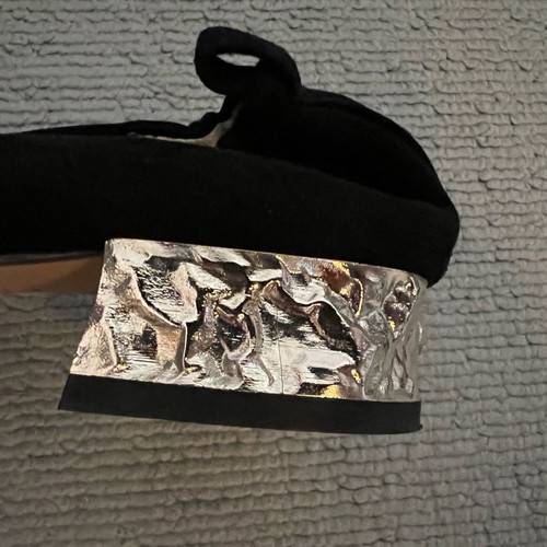 Unisa ballerina shoe new, black suede, size 37