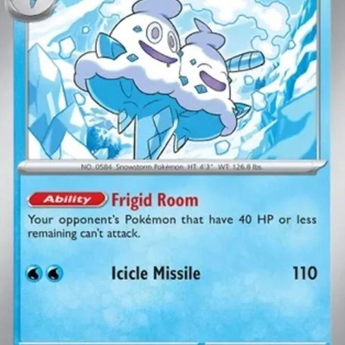 Pokemon Vanilluxe collectible card new