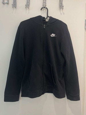 Μαύρη ζακέτα Nike με κουκούλα, σαν καινούργιο, μέγεθος XL Junior / Small Adult