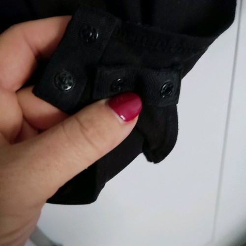 Zara black long-sleeve bodysuit used, size XL