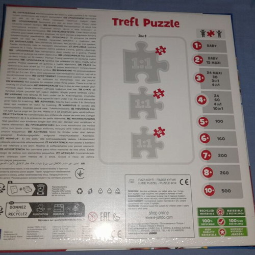 Paw Patrol 4 in 1 Trefl puzzle new