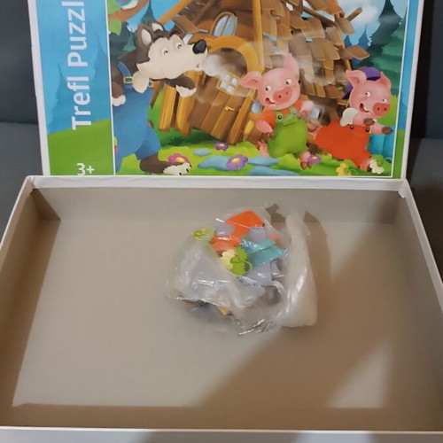 Children's puzzles used, set of 4 pieces