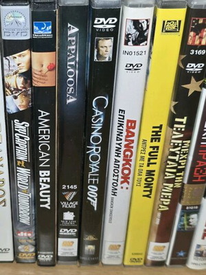 DVD movies like new, pack of 20 with Greek subtitles