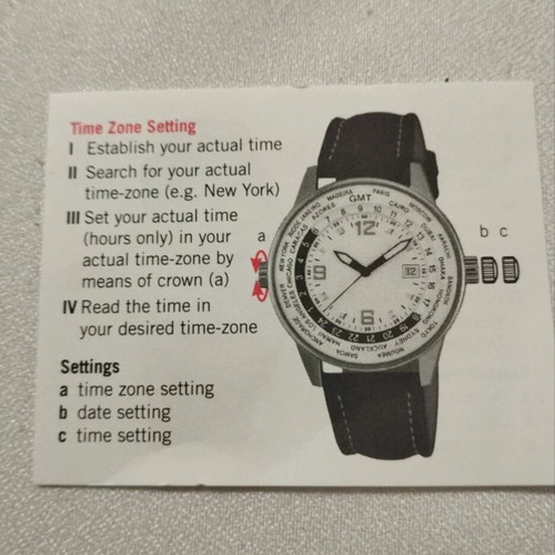 Swiss Military World Timer GMT men's watch by Chrono