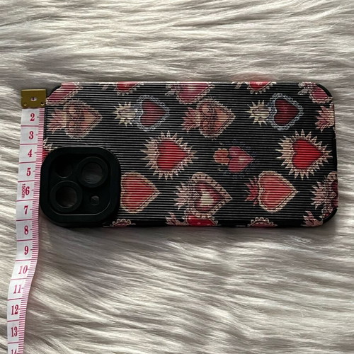 Phone case like new with Sacred Hearts pattern for iPhone 13 and 14