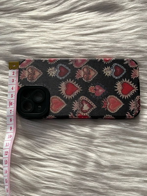 Phone case like new with Sacred Hearts pattern for iPhone 13 and 14