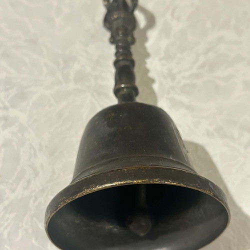 Tibetan Bell used, brass, 19x8.5 cm