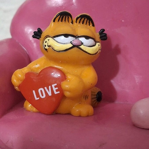 Vintage Garfield & Arlene on Couch PVC figure used