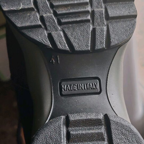 Imac leather boots like new with fur, size 41, black