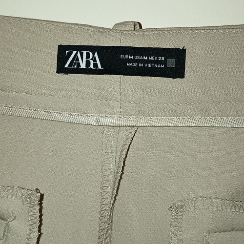 Zara women's pants medium, beige, like new