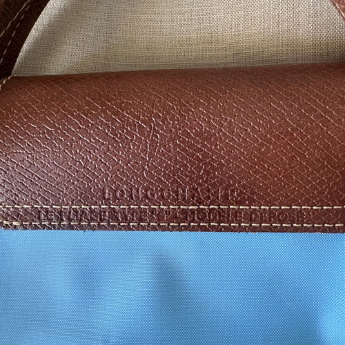 Longchamp blue medium handbag new without tags