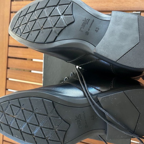 Nak shoes men's boots new, size 43, black leather