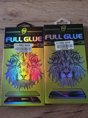 Privacy tempered glass iPhone 11 Pro Max like new, set of 2