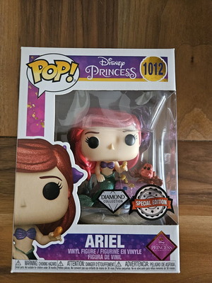 Funko Pop! Disney Princess Ariel #1012 Diamond Collection Special Edition new