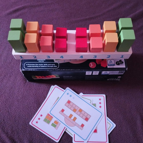 Balance game with blocks like new