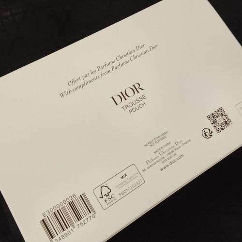 Dior Beauty Black Trousse Pouch and Tote Bag Set new