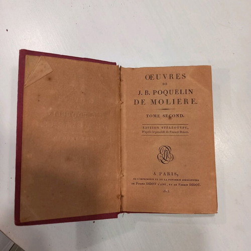 7 VOLUMES MOLIERE 1813
