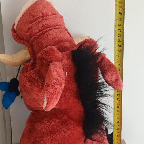Lion King Pumba plush toy from Disneyland Paris, 60cm