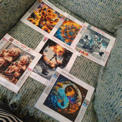 Diamond painting frames new, pack of 6 pieces