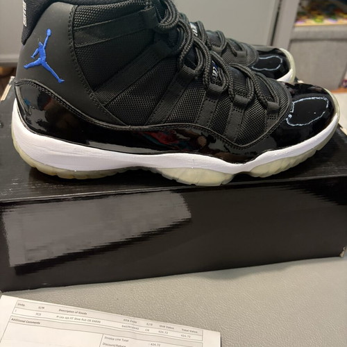 Air Jordan 11 Retro Space Jam sneakers new, size 43, black