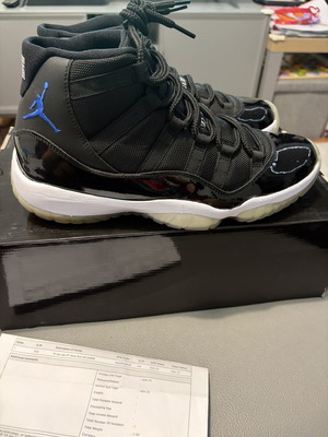 Air Jordan 11 Retro Space Jam sneakers new, size 43, black