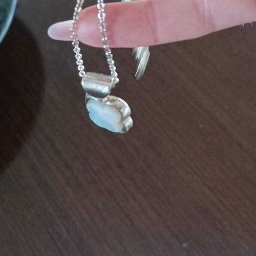 Loisir silver gold-plated necklace new, 40 cm chain