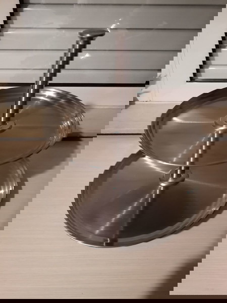 Εταζέρα διώροφη inox